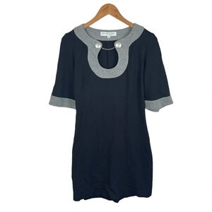 B16 Women’s TRINA TURK Los Angeles Boat Neck U Line Designer Dress 2